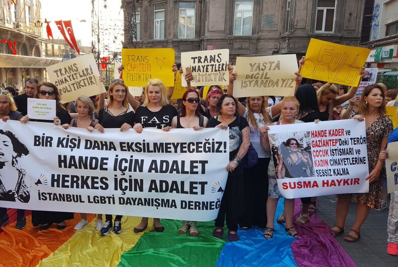 Turkish Lgbtq Activists Protest Gruesome Murder Of Transgender Woman