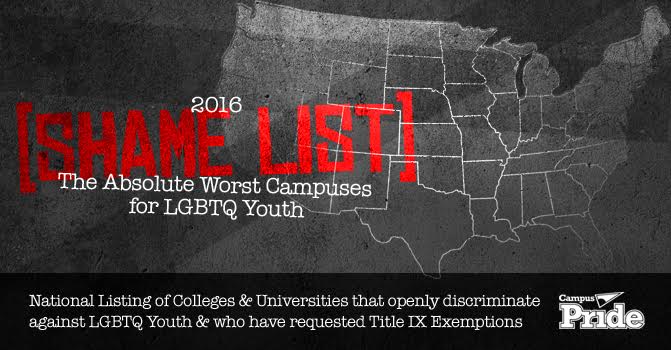 Which college campuses are the worst for LGBT students?