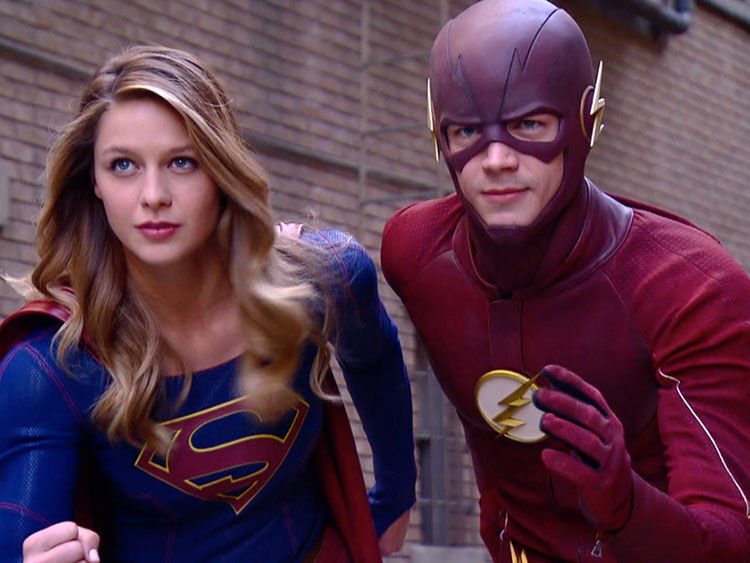 Supergirl takes on Flash, a character comes out — and they all sing!