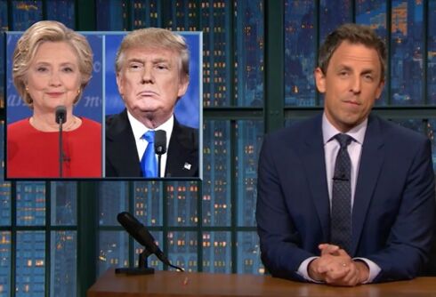 Seth Meyers won late night with his takedown of Trump’s debate performance