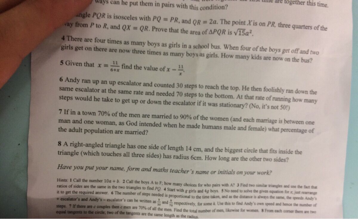 Students get homophobic math assignment at British grammar school