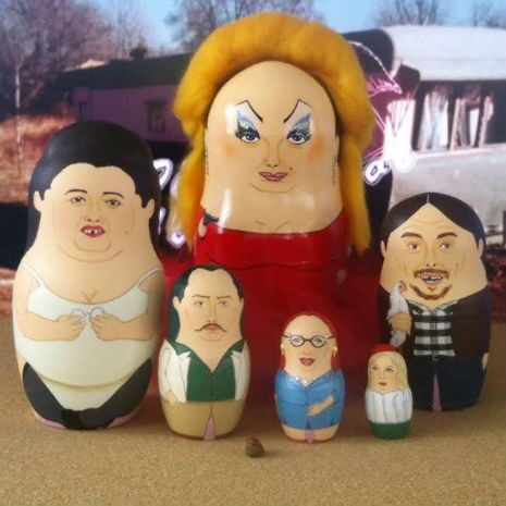Check out these Russian nesting dolls inspired by John Waters movies