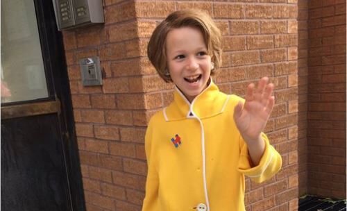 Eight year old dressed as Hillary for Halloween targeted with homophobic abuse