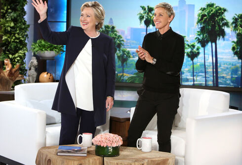 Watch: Clinton talks Trump, dances with Ken Bone on ‘The Ellen Show’