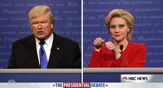 Saturday Night Live delivers the Trump/Clinton debate we all need