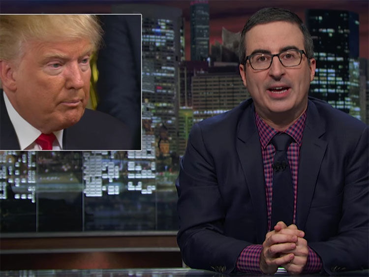 John Oliver: don&#8217;t give President Donald Trump a chance, rebel and fight