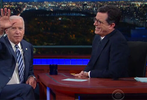 Joe Biden comes clean to Colbert: ‘no plans’ to run in 2020 (but he still might)