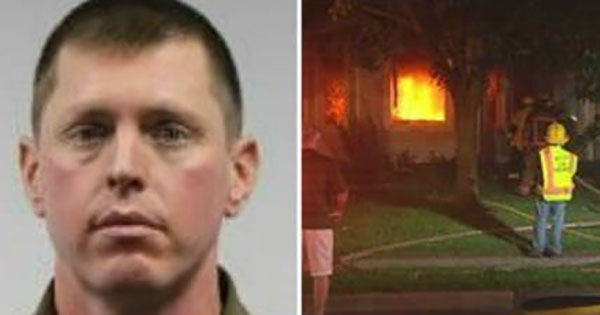 Firefighter charged with burning his own house, blaming Black Lives Matter