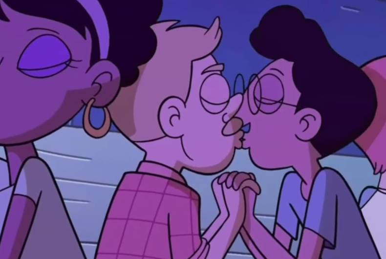 Two guys kissed on a Disney Channel cartoon & it was no big deal - LGBTQ  Nation