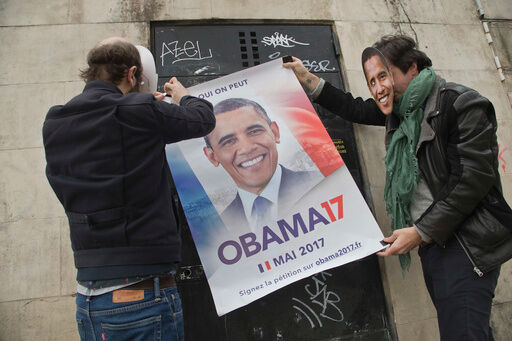 French citizens are begging Barack Obama to run for President