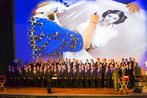 LA Gay Men’s Chorus performs ‘True Colors’ in memory of Carrie Fisher