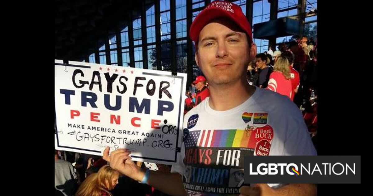 The Gays For Trump rally in DC went about like you'd expect - LGBTQ Nation