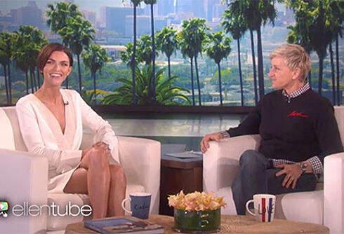 4 words to make your day: Ellen meets Ruby Rose