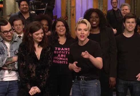 SNL mocks Logo’s ‘Fire Island,’ cast shows support for transgender rights