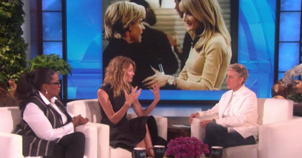 Ellen reunites with Laura Dern &#038; Oprah 20 years after coming out on TV