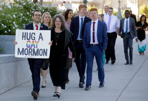 Mormon church donates $25k to LGBTQ support group