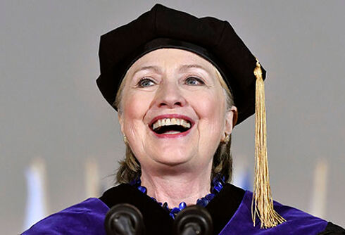 Hillary Clinton goes full ‘Nasty Woman’ in powerful, hopeful commencement speech