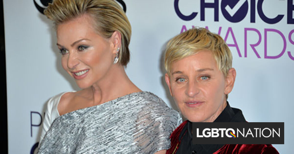 Ellen Was Forbidden From Discussing Her Lesbian Relationship On Her Talk Show Lgbtq Nation