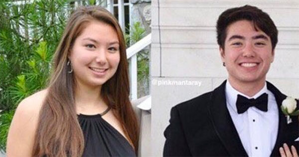 Trans athlete shares journey with side by side prom pictures, goes viral