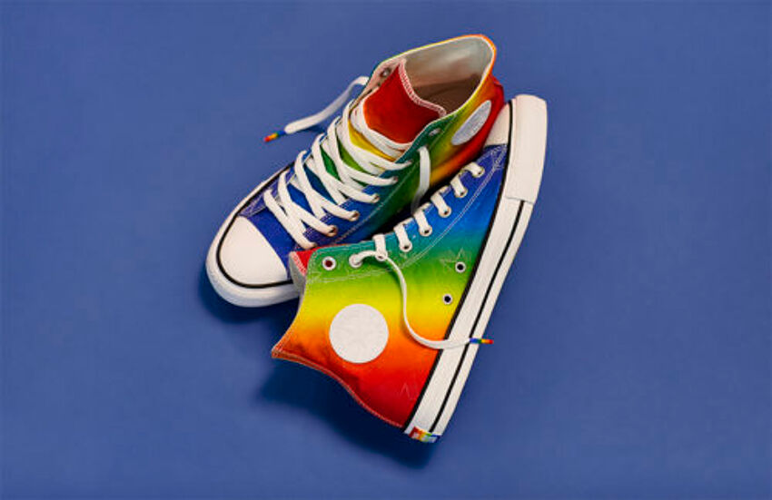 Converse kicks off Pride season with a bold new line of rainbow Chucks