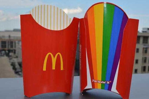 McDonald&#8217;s debuts rainbow fry boxes for DC pride &#038; that Starbucks guy is pissed