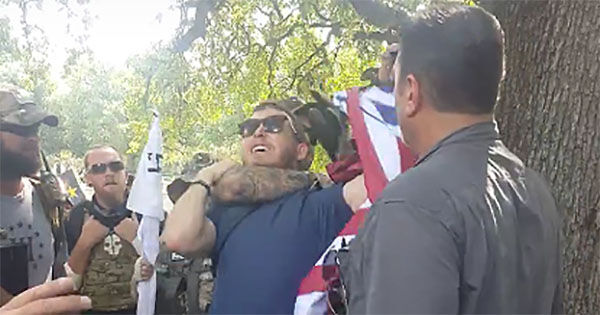 White supremacists scuffle in fight over who&#8217;s more racist