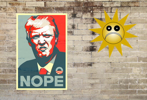 Trump’s latest scheme: The sun will pay for the wall