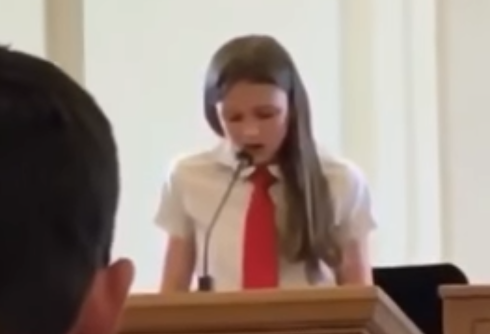 Watch a courageous Mormon 12-year-old tell her church she’s gay