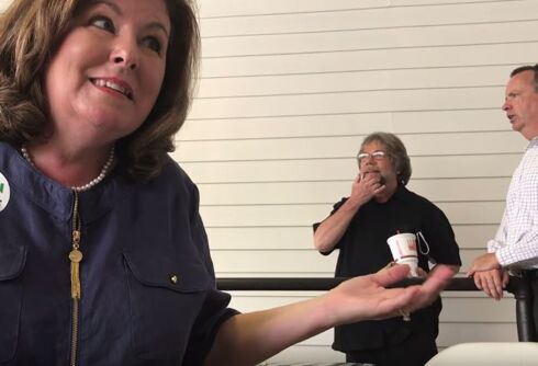 Watch Karen Handel tell a mother that she’s against her child’s right to adopt