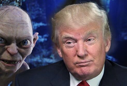 Gollum reads Donald Trump’s tweets & they make more sense now