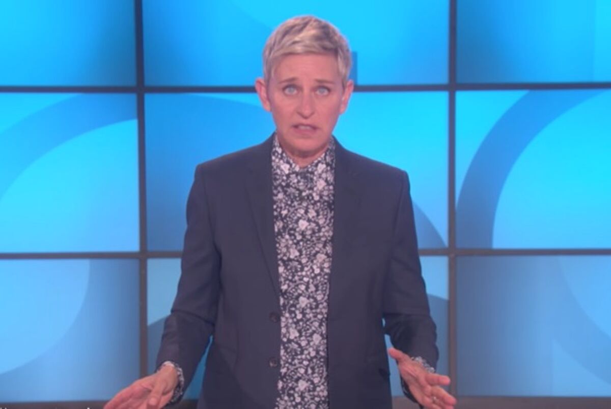 Ellen DeGeneres has discovered 'butt glitter' & she is not impressed ...