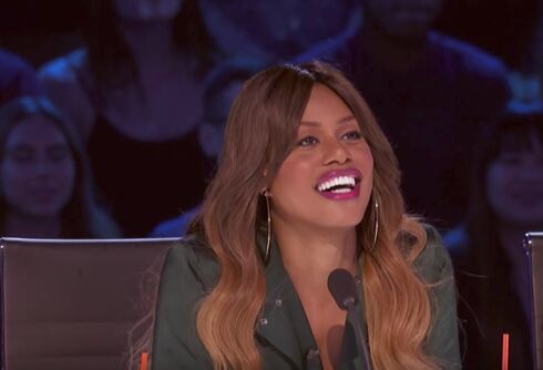 Laverne Cox was a guest judge on America’s Got Talent & she hit the golden buzzer