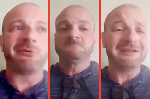 Gay-hating neo-Nazi sobs like a baby after learning he&#8217;s wanted for arrest in Charlottesville