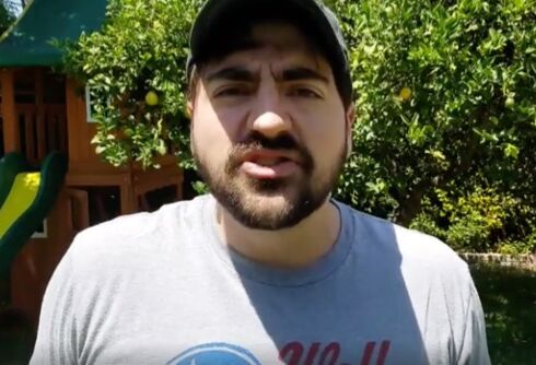 Liberal redneck completely destroys the cowards behind the Nazi rally