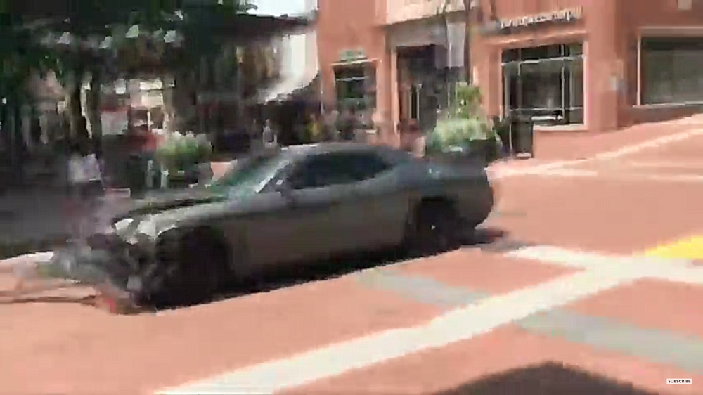 Car driven through counter-protestors in Virginia