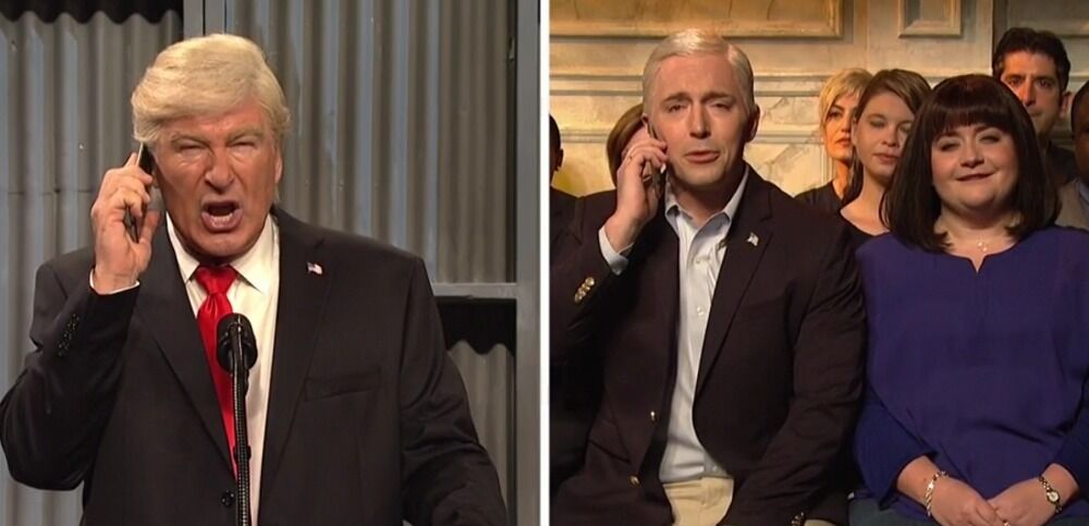 Trump tells Pence to leave a gay wedding on &#8216;SNL&#8217;