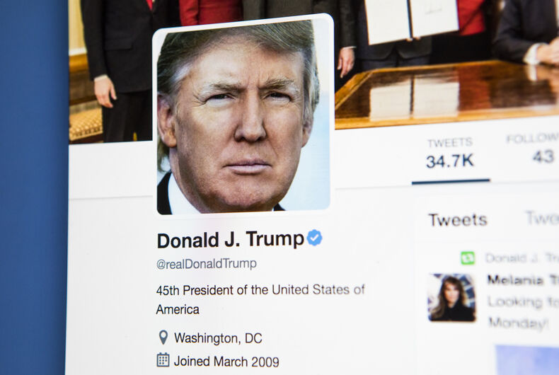 Trump-twitter Twitter blocks #bisexual with new rules, but gives Trump a pass to bully & abuse people