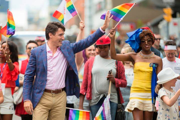 justin trudeau pride