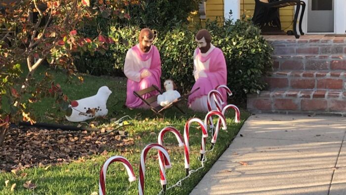 This gay Nativity scene is everything you need to start the holiday season out right