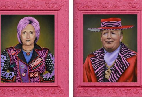 ‘Punk Hillary’ Clinton got an art show shut down after a Republican bomb dog raised suspicions