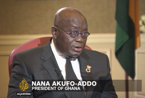 Ghana’s new president says legalizing homosexuality is just a matter of time