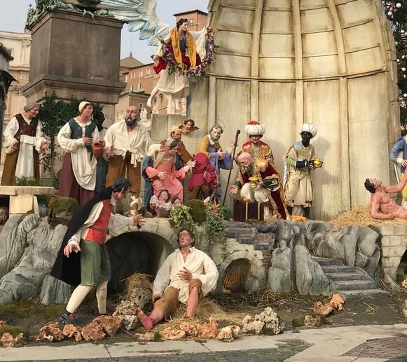 The Vatican’s nativity scene has a hot guy in it. Conservatives aren’t having it.