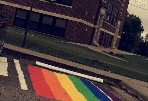 Conservatives freaked out over a student’s rainbow. So his school ended a tradition.