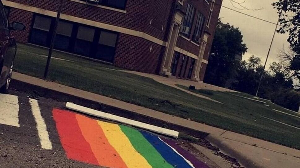 Conservatives freaked out over a student&#8217;s rainbow. So his school ended a tradition.