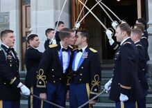 The first active-duty gay couple were married at West Point & their backstory is inspiring