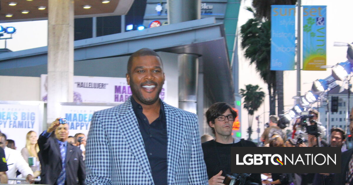 Totally not-gay actor Tyler Perry scored a 'Worst Actress' nomination
