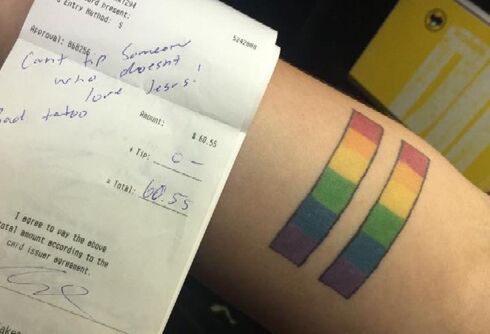 ‘Christian’ family leaves lesbian server a nasty note instead of a tip