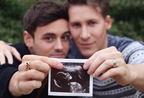 Tom Daley & Dustin Lance Black are having a baby!