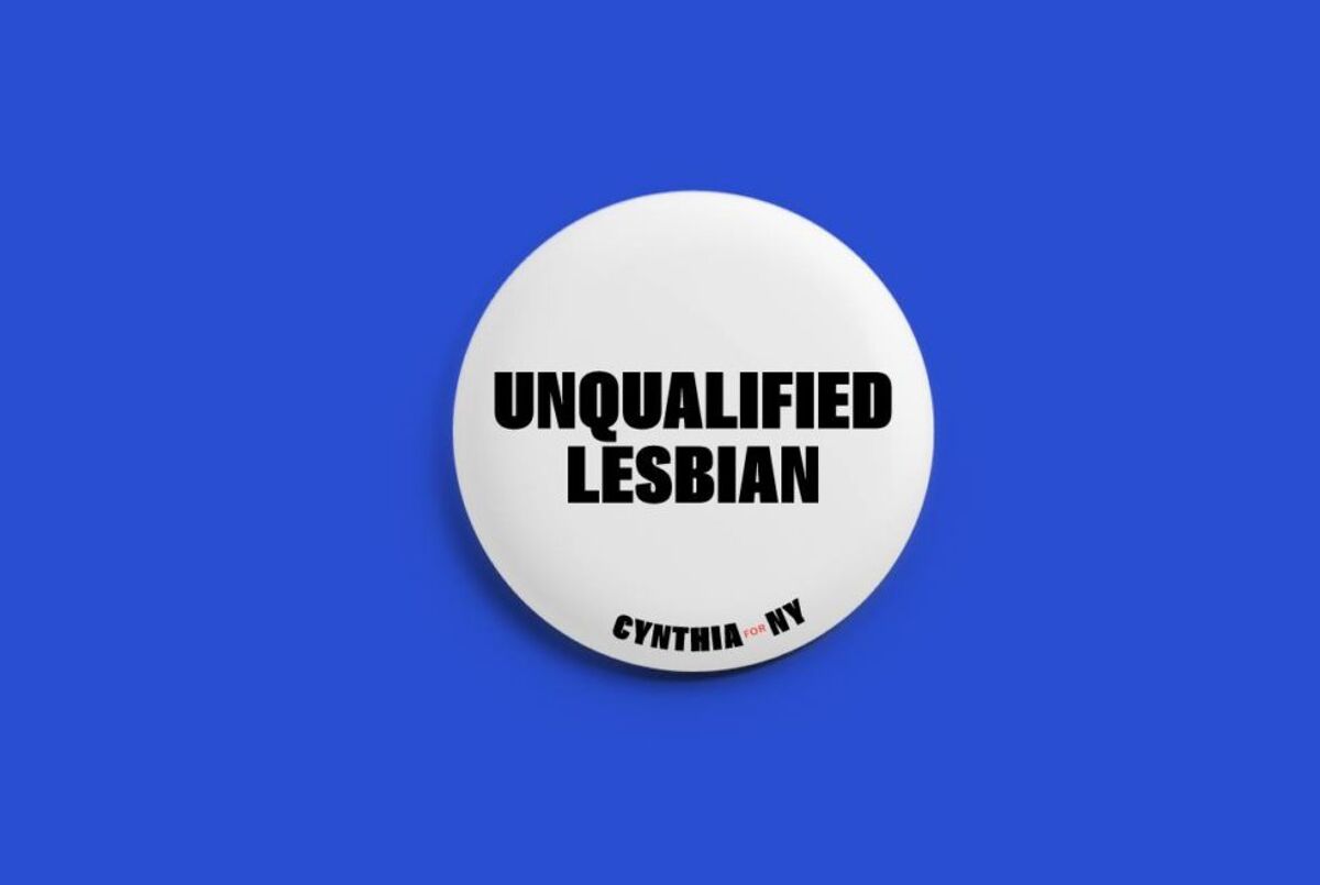 Cynthia Nixon Is Selling Unqualified Lesbian Campaign Badges Now