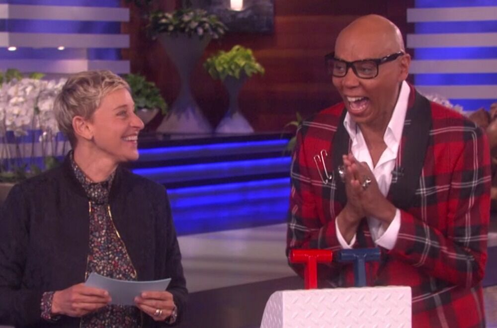 Ellen and RuPaul make straight guys lipsync for their wives